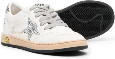 Golden Goose Kids Sneakers met sterpatch Wit