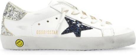 Golden Goose Kids Super-Star leren sneakers Wit