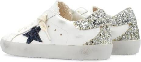 Golden Goose Kids Super-Star leren sneakers Wit