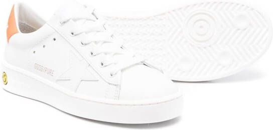 Golden Goose Kids Super-Star low-top sneakers Wit