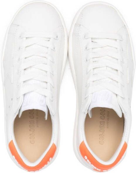 Golden Goose Kids Super-Star low-top sneakers Wit