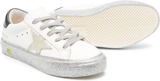 Golden Goose Kids Super-Star low-top sneakers Wit