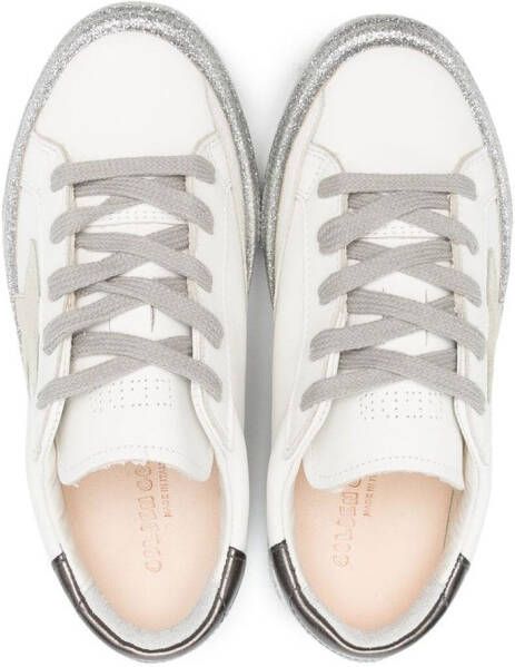 Golden Goose Kids Super-Star low-top sneakers Wit