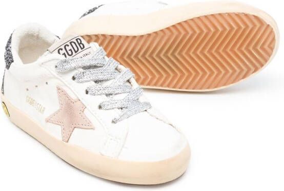 Golden Goose Kids Super-Star low-top sneakers Wit