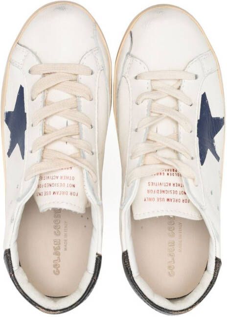 Golden Goose Kids Super-Star sneakers Wit