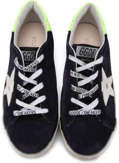 Golden Goose Kids Superstar low-top sneakers Blauw