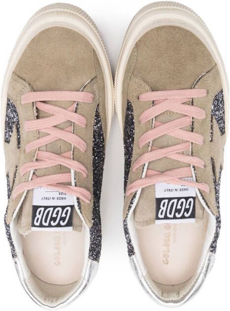 Golden Goose Kids Superstar low-top sneakers Grijs