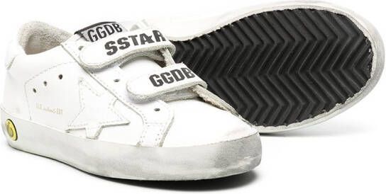 Golden Goose Kids Superstar sneakers met klittenband Wit