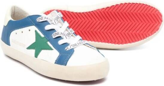 Golden Goose Kids x Bonpoint sneakers met colourblocking Blauw