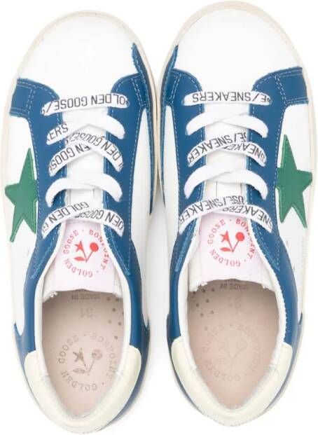 Golden Goose Kids x Bonpoint sneakers met colourblocking Blauw