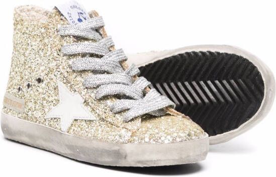 Golden Goose Kids x Bonpoint sneakers met glitter Goud