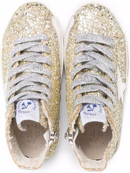 Golden Goose Kids x Bonpoint sneakers met glitter Goud