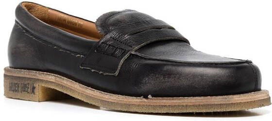 Golden Goose Leren loafers Zwart