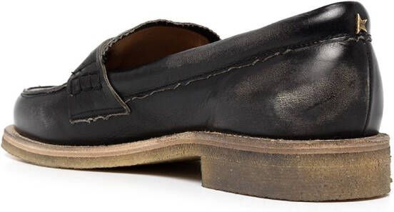 Golden Goose Leren loafers Zwart