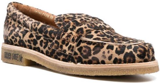 Golden Goose Loafers met ronde neus Bruin