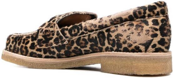 Golden Goose Loafers met ronde neus Bruin