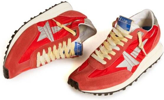 Golden Goose Marathon sneakers met vlakken Rood