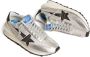 Golden Goose Marathon sneakers van gelaagd leer Zilver - Thumbnail 4