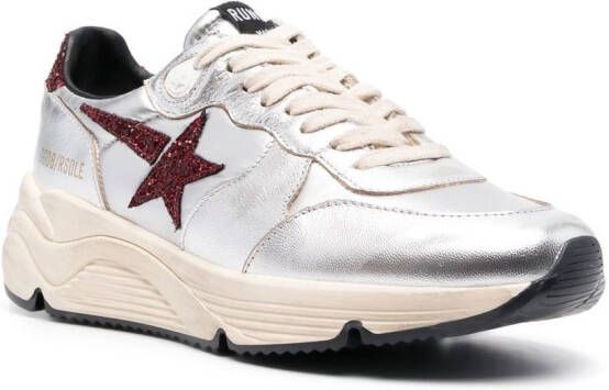 Golden Goose Metallic sneakers Zilver