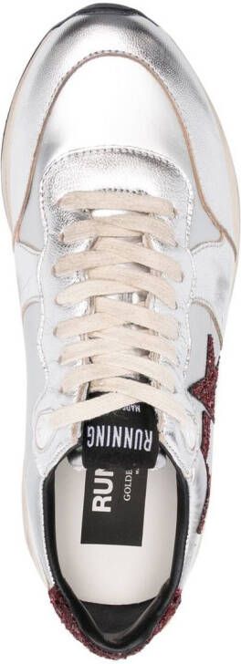 Golden Goose Metallic sneakers Zilver