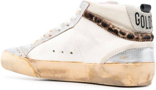 Golden Goose Mid-Star high-top sneakers Beige