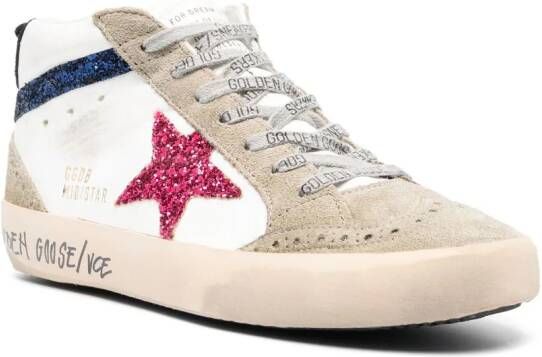 Golden Goose Mid Star high-top sneakers Wit