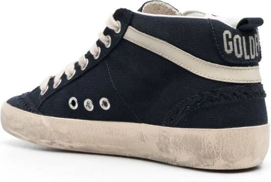 Golden Goose Mid Star lace-up sneakers Blauw