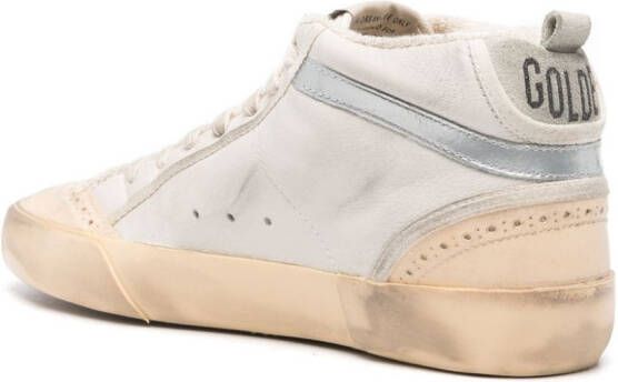 Golden Goose Mid-Star leather sneakers Beige