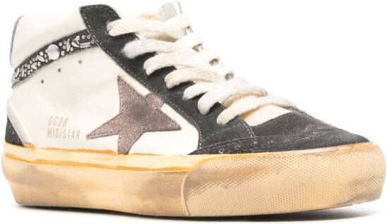 Golden Goose Mid Star low-top sneakers Wit