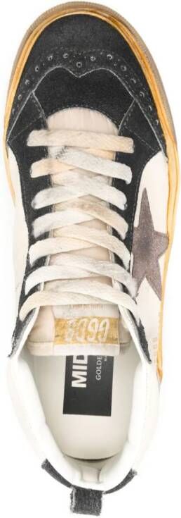 Golden Goose Mid Star low-top sneakers Wit