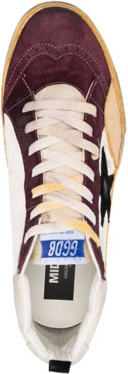 Golden Goose Mid Star sneakers Wit