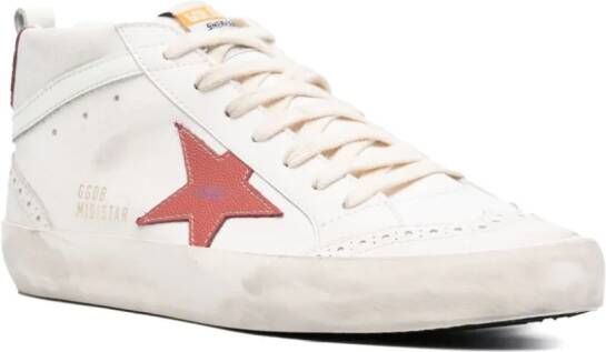 Golden Goose Mid Star sneakers Wit