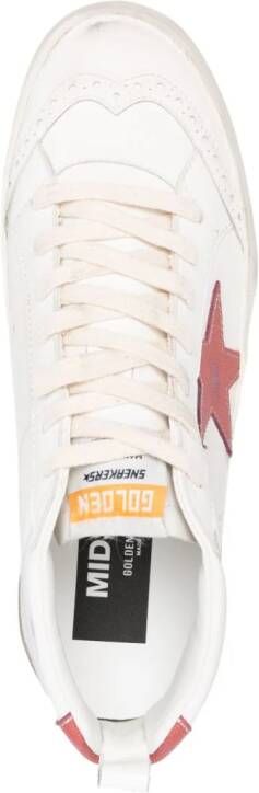 Golden Goose Mid Star sneakers Wit