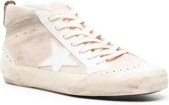 Golden Goose Mid Star suède sneakers Beige