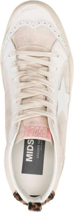 Golden Goose Mid Star suède sneakers Beige