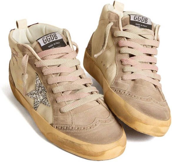 Golden Goose Midstar sneakers met vlakken Beige