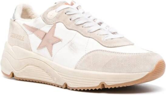 Golden Goose Running Sole sneakers met gerafeld-effect Beige