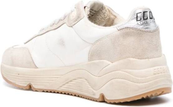 Golden Goose Running Sole sneakers met gerafeld-effect Beige