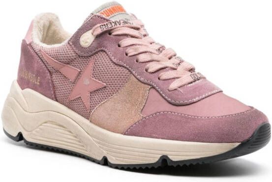 Golden Goose Running Sole low-top sneakers Roze