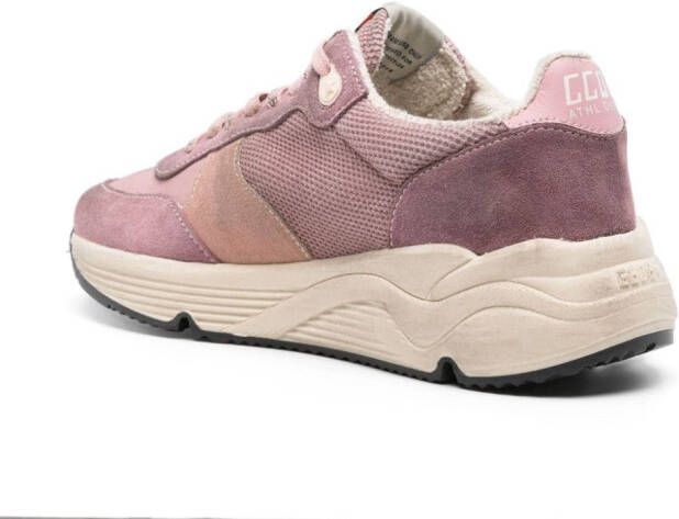 Golden Goose Running Sole low-top sneakers Roze
