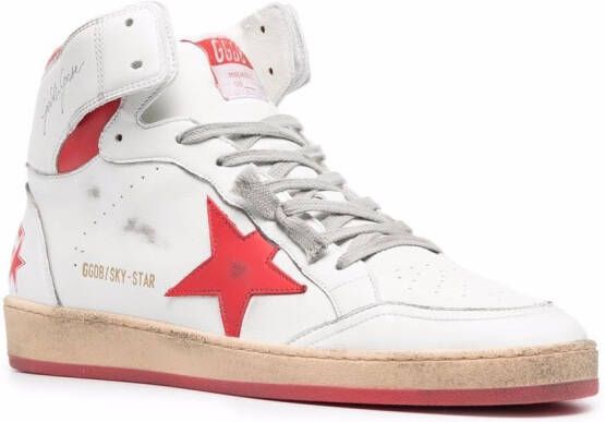 Golden Goose Sky-Star high-top sneakers Wit