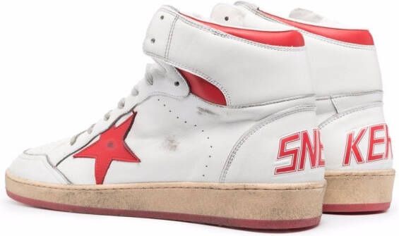 Golden Goose Sky-Star high-top sneakers Wit