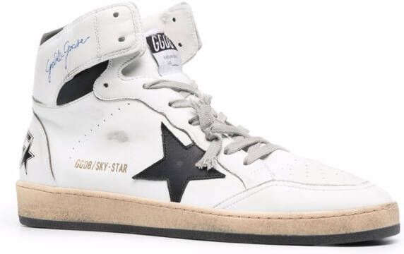 Golden Goose Sky-Star high-top sneakers Wit