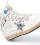 Golden Goose Sky Star high top sneakers dames leer leer Stof Stof rubber 34 Wit - Thumbnail 2