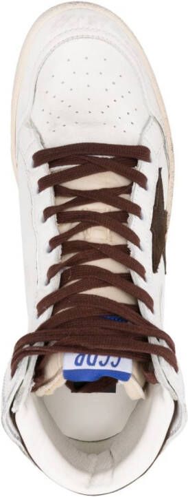 Golden Goose Sky-Star high-top sneakers Wit