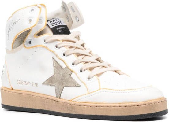 Golden Goose Sky-Star high-top sneakers Wit