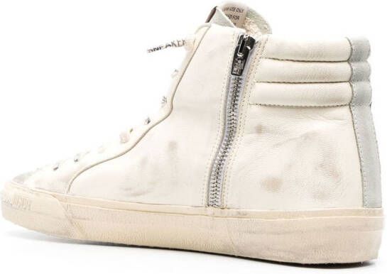 Golden Goose Slide high-top sneakers Beige