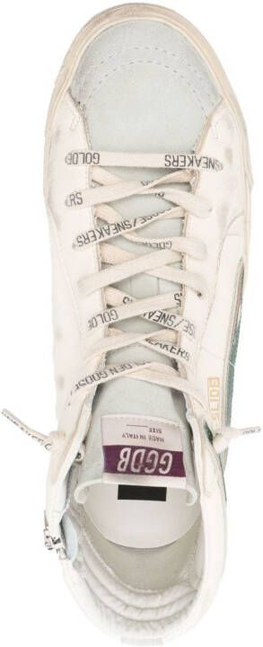 Golden Goose Slide high-top sneakers Beige