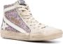 Golden Goose Slide glitter-detail sneakers Roze - Thumbnail 2