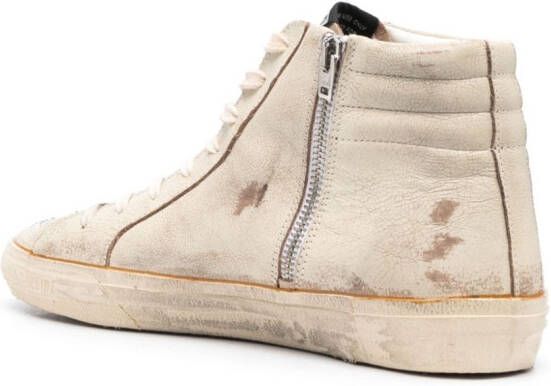 Golden Goose Slide high-top sneakers Beige